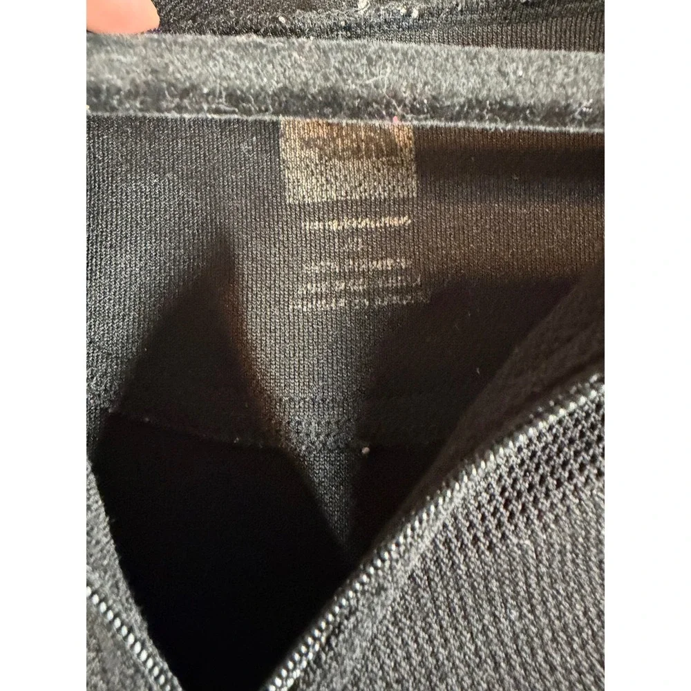 The North Face 1/4 Zip Pullover Mens Large Black VaporWick Active Long Sleeve